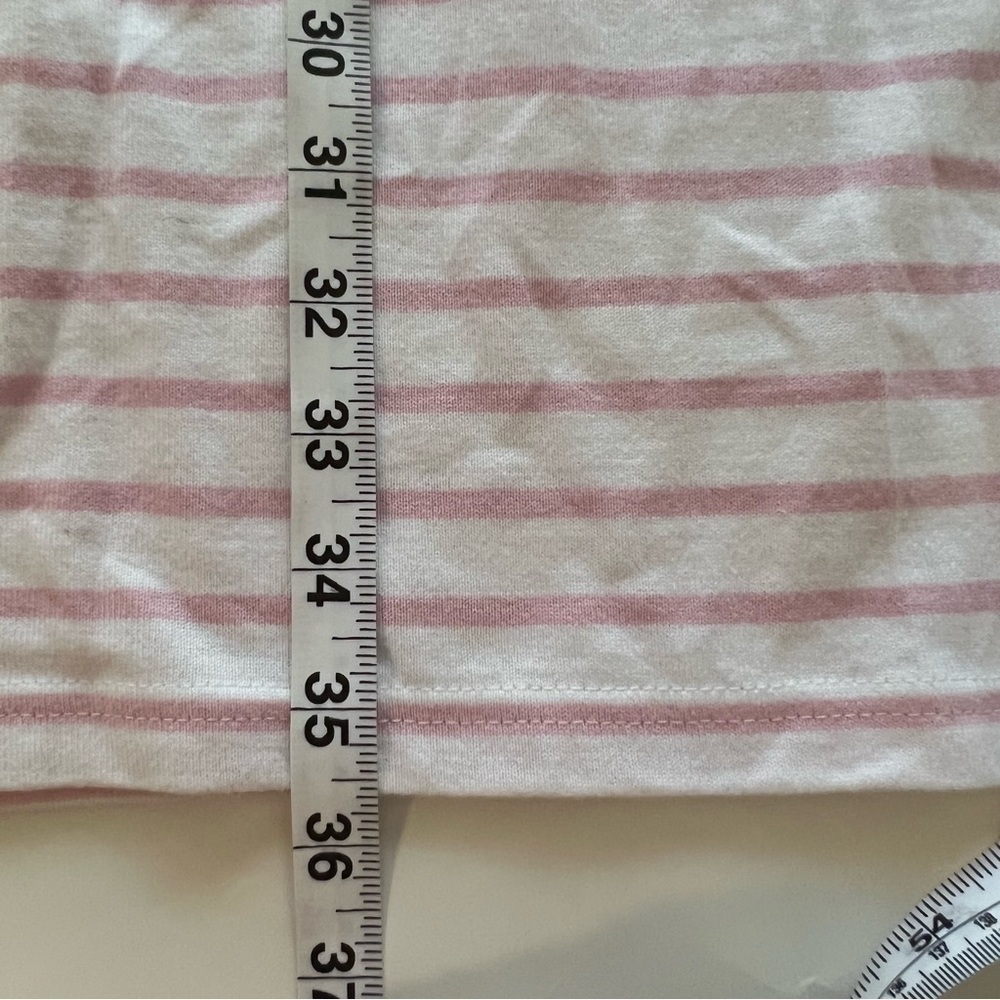Joules Pink and White Stripe Short Sleeve T-Shirt Dress - Picture 12 of 12